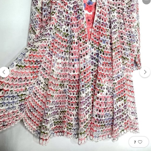 NWT Zimmermann Poppy Eyelet Short Dress - SZ 0P - Picture 5 of 8